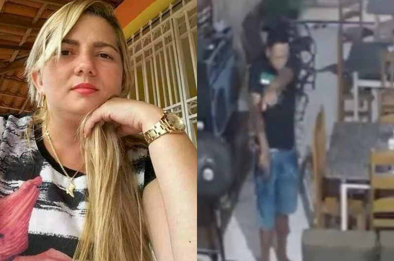 Mesmo sem reagir, empresária é executada na frente de familiares por assaltante; veja vídeo