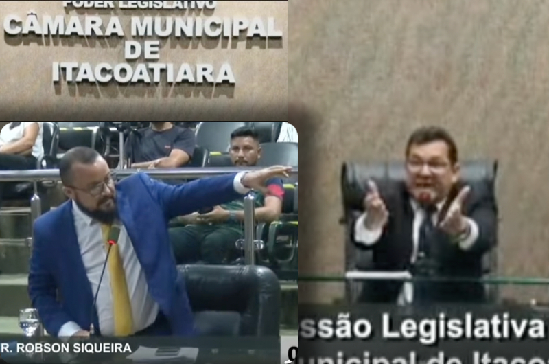 Câmara Municipal de Itacoatiara vira palco de 'treta' entre vereadores; veja vídeo