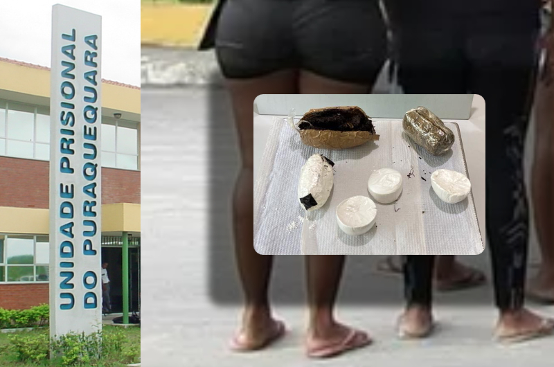 'Blindadas' são presas após tentar levar drogas para companheiros dentro de prisão no Puraquequara