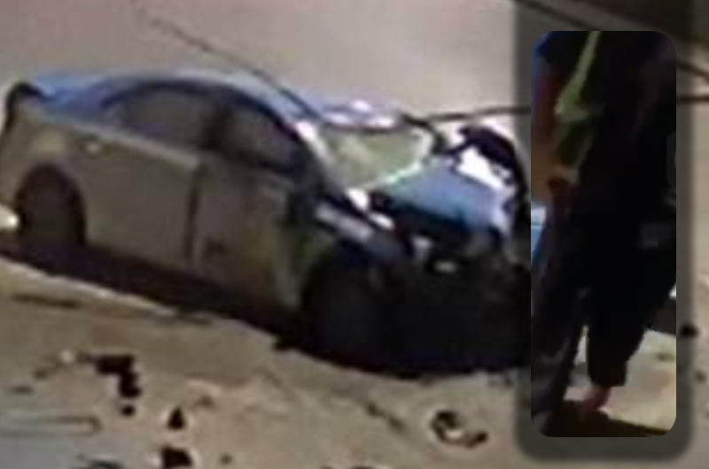 Após policial militar morrer em acidente de trânsito, ladrão se aproveita para roubar fuzil; veja vídeo