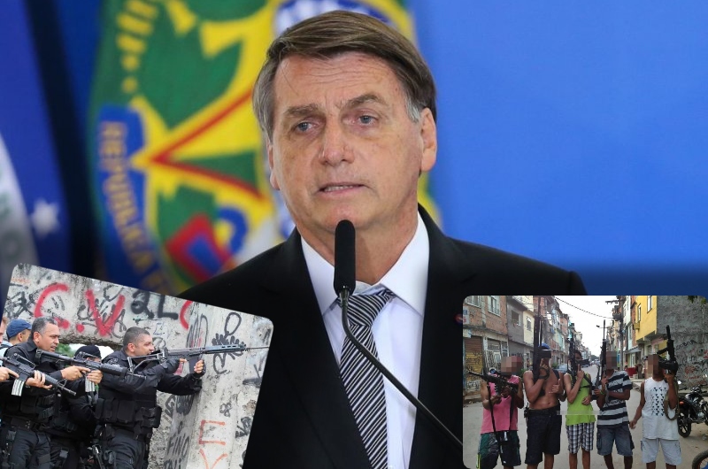 “A esquerda não quer que você se dê conta da realidade do narcotráfico no Brasil”, diz o presidente Bolsonaro