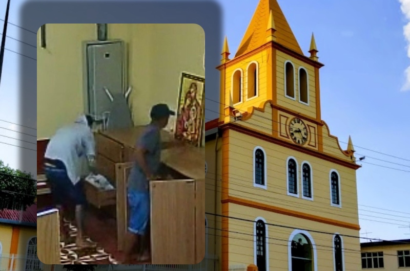 Criminosos roubam Igreja Católica de São Raimundo Nonato em Manaus