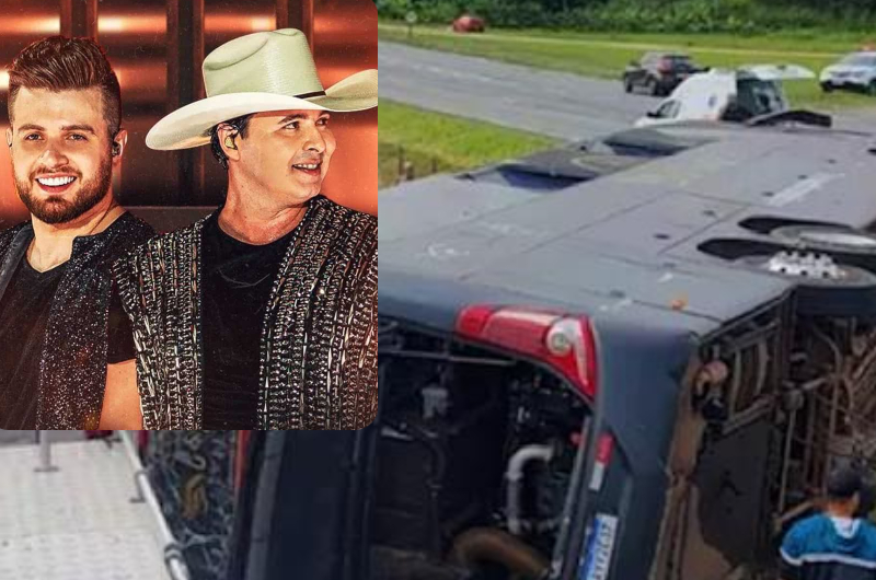 Motorista flagra ônibus de Conrado e Aleksandro a 140 km/h antes do acidente; veja vídeo