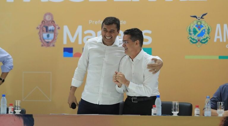 Aliança firmada: David Almeida irá apoiar reeleição de Wilson Lima para Governo do Amazonas