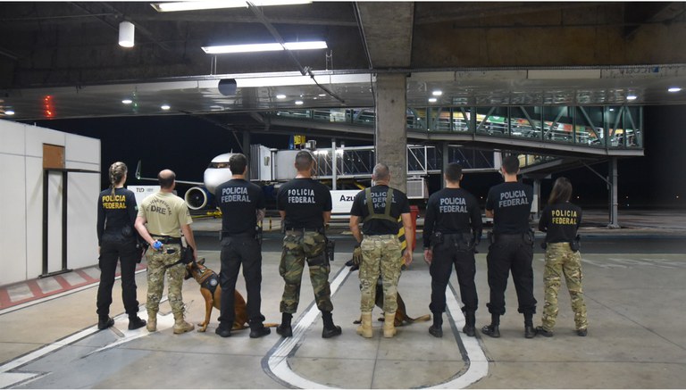 PF realiza operação ostensiva no Aeroporto Internacional Eduardo Gomes, em Manaus