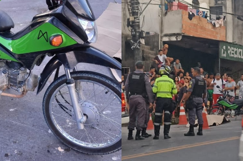 Motociclista tenta desviar de pedestre e tem cabeça esmagada por carreta no bairro Mauazinho