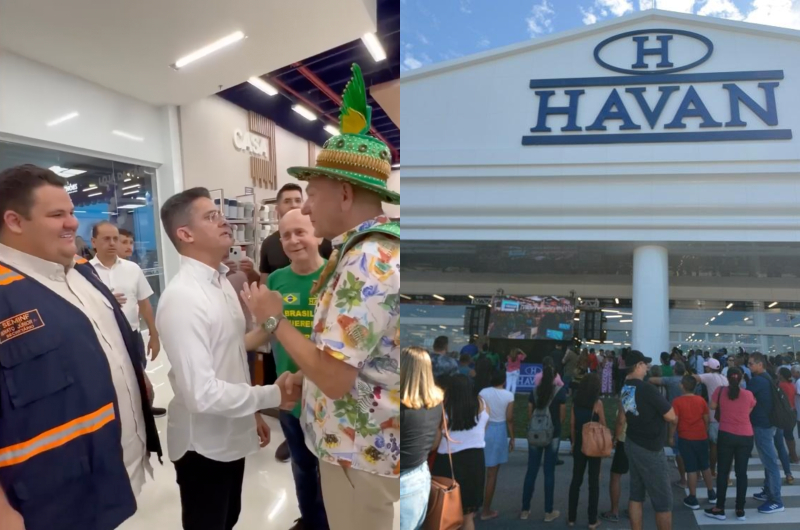 Prefeito David Almeida comemora geração de empregos com vinda da Havan para Manaus; veja vídeo