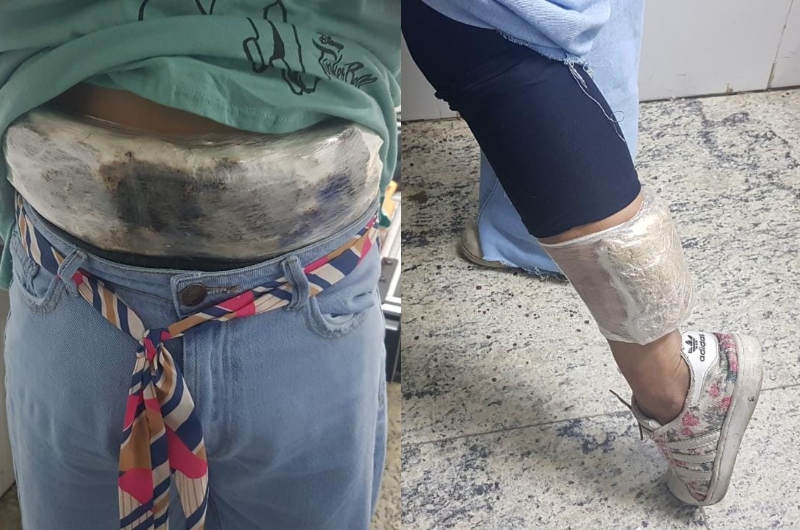 "Fitness do pó": mulher faz pose após ser presa com drogas no Aeroporto Eduardo Gomes