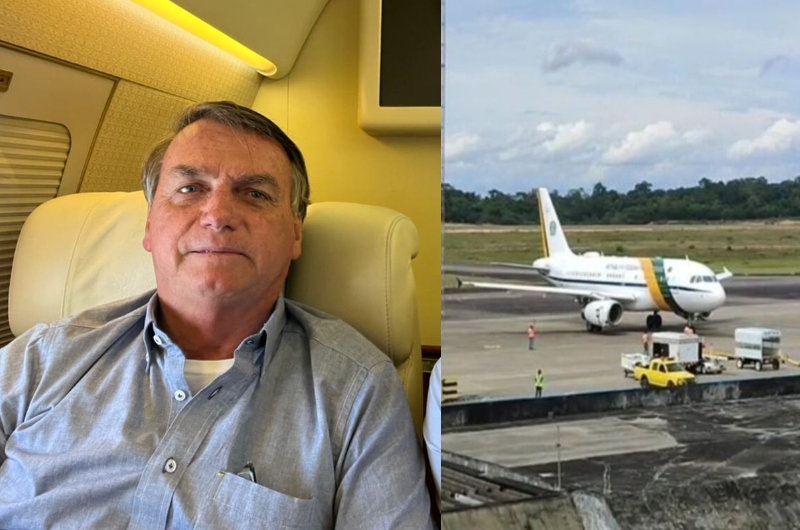 Urgente: Presidente Bolsonaro chega em Manaus para participar de motociata