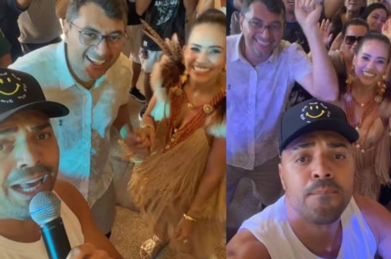 "Tem que respeitar meu Governador", diz Tirulipa durante aniversário de Wilson Lima; veja vídeo