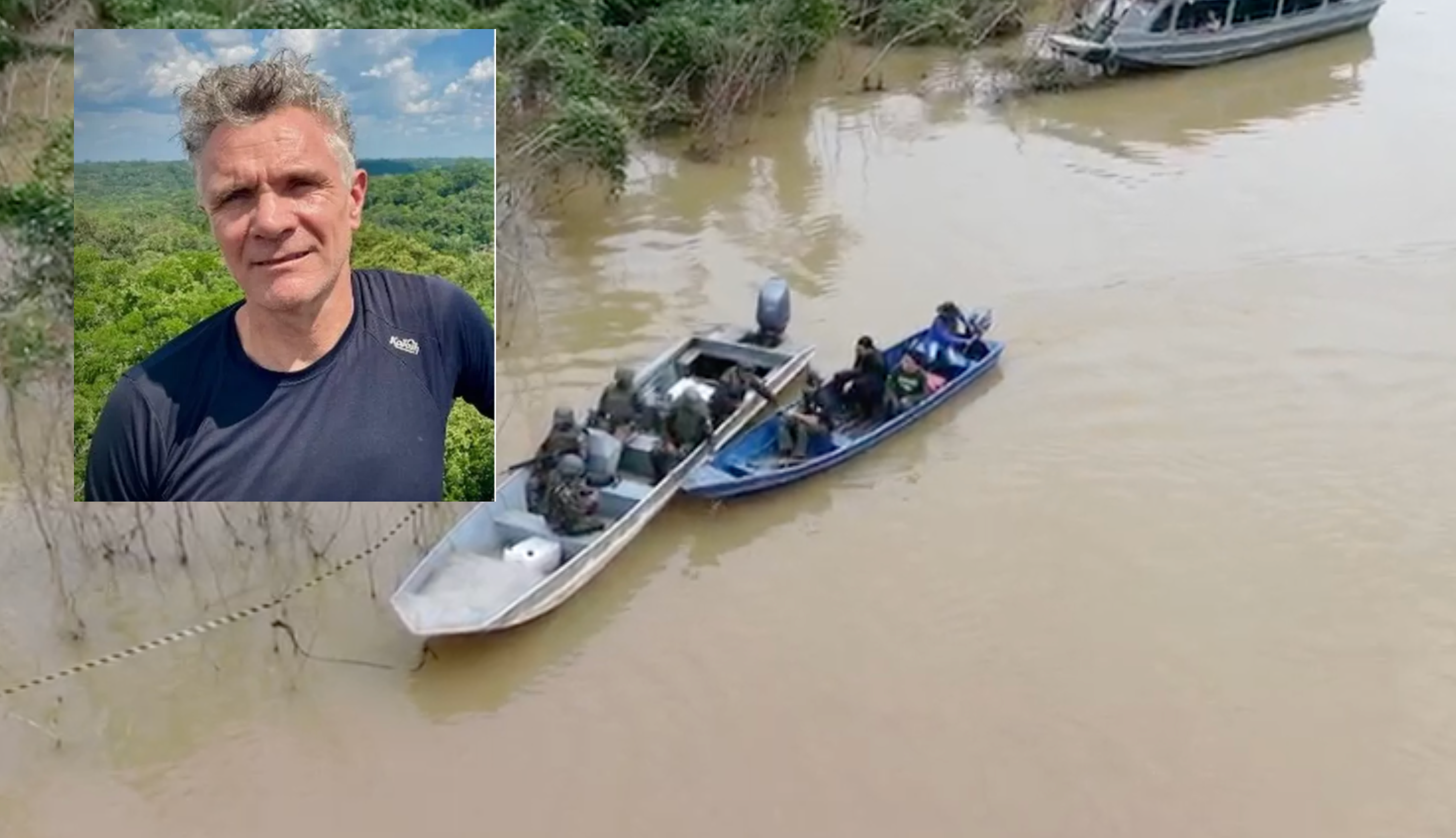 Veja o momento em que a Polícia Federal encontra mochila do jornalista Dom Phillips, no Amazonas