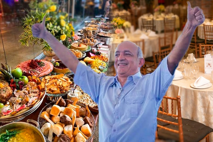Prefeito de Manaquiri vai gastar mais de R$ 100 mil em buffet de ouro