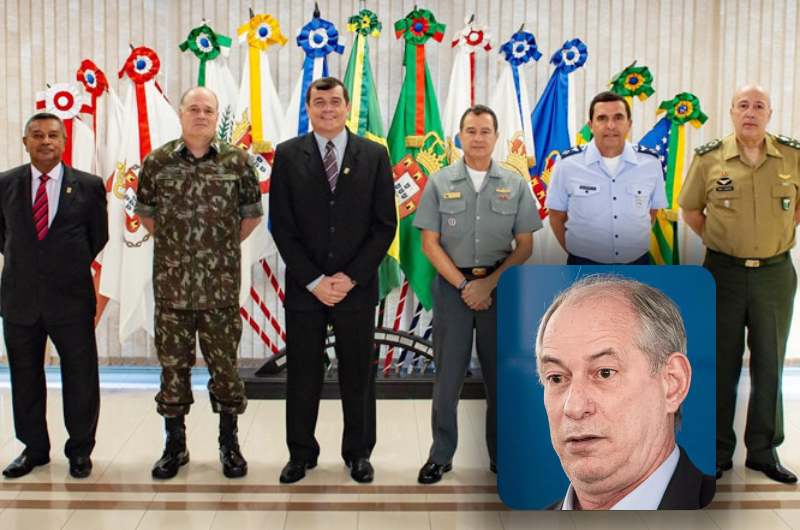 as Armadas encaminham notícia-crime contra Ciro Gomes após falas sobre "conivência de crimes na Amazônia"