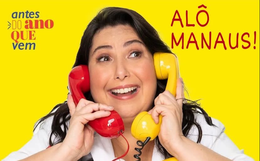 Mariana Xavier, a 'Marcelina', apresenta comédia 'Antes do Ano Que Vem' no Teatro Amazonas