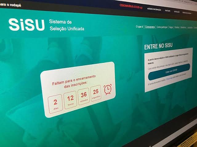 Atenção estudantes: inscrições para o 2º processo seletivo do Sisu terminam nesta sexta-feira (1)