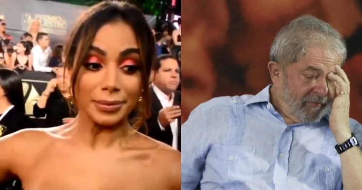 Anitta tenta defender petista, mas acaba chamando Lula de “ex-presidiário”