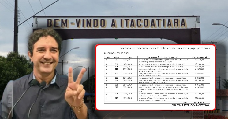 Após dar ‘calote’ em serviços de saúde, Prefeitura de Itacoatiara é condenada por enriquecimento ilícito 