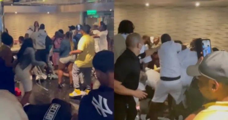 Após descobrir triângulo amoroso, “gringos” armam barraco em cruzeiro de luxo; veja vídeo