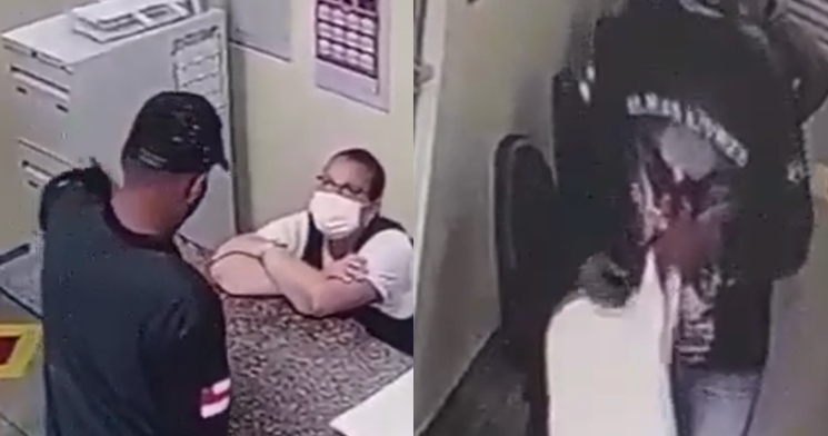 Bandido com camisa “Almas Livres” toca o terror durante assalto a UBS em Manaus; veja vídeo