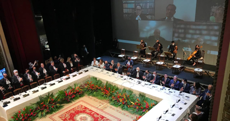 Presidente e conselheiros do TCE-AM participam de posse da nova diretoria do TJ-AM