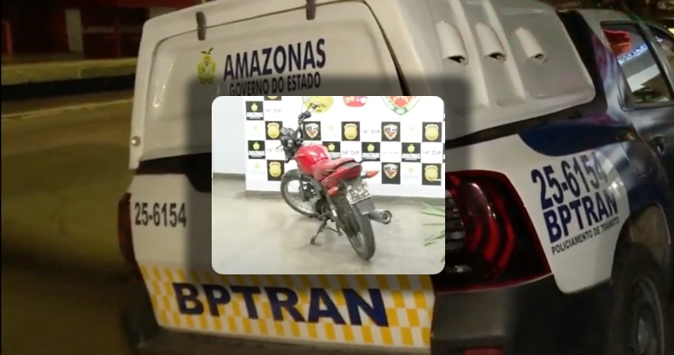 “Ousadia”: bandidos jogam moto roubada em cima de policiais que faziam Blitz na Zona Leste