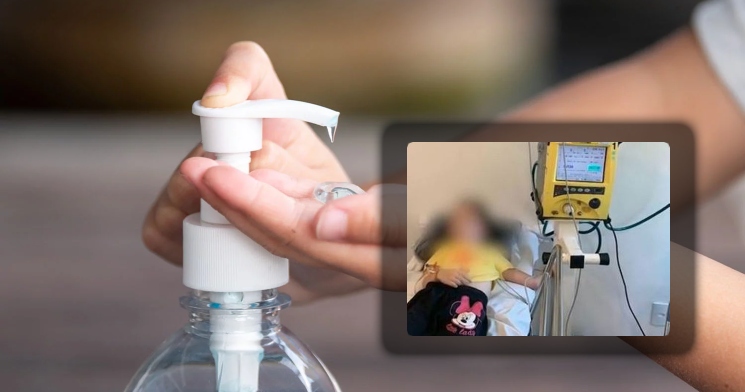 Menina de 5 anos fica em coma após beber álcool em gel na escola; “Eu comi muito”, disse a criança