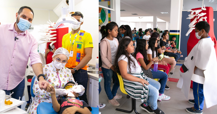 Prefeitura de Manaus oferece tratamento odontológico para mais de 6 mil estudantes em 2022