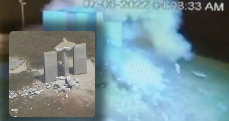 “Mistério”: explosão que destruiu Pedras Guias da Geórgia ocorreu de madrugada; veja vídeo