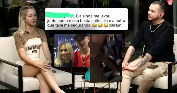 Luanny desabafa sobre mulher que debochou após deixá-la cair e quase ser pisoteada no show de MC Hariel; veja vídeo
