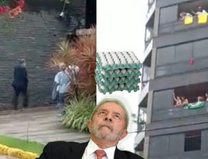 Lula é recepcionado com chuva de ovos durante passagem em Recife; veja vídeo
