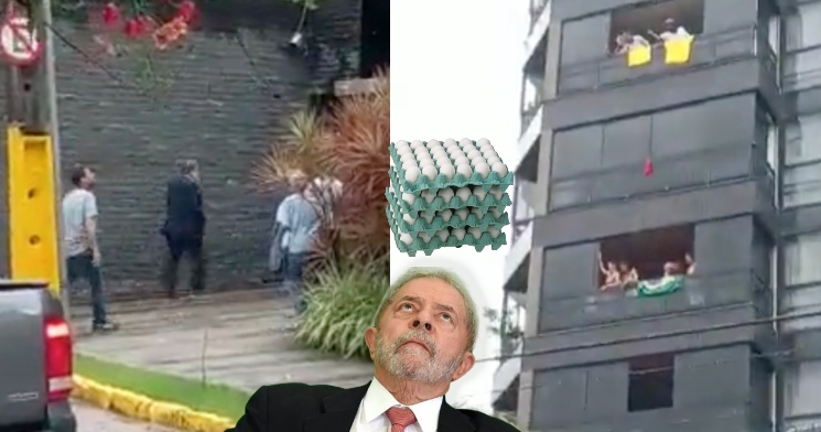 Lula é recepcionado com chuva de ovos durante passagem em Recife; veja vídeo