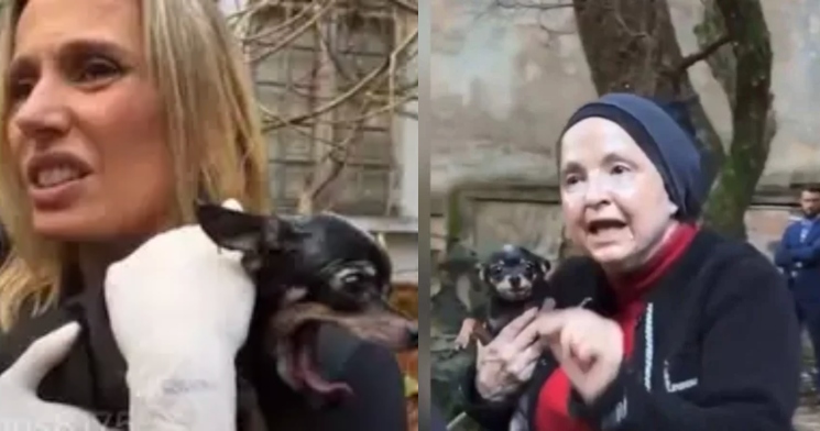 Luisa Mell é criticada após tomar cachorro de moradora da ‘Casa Abandonada’; veja vídeo