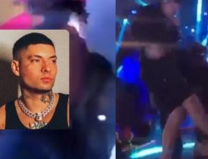 Após derrubar homem de palco, rapper Filipe Ret dá bicuda em fã; veja vídeo