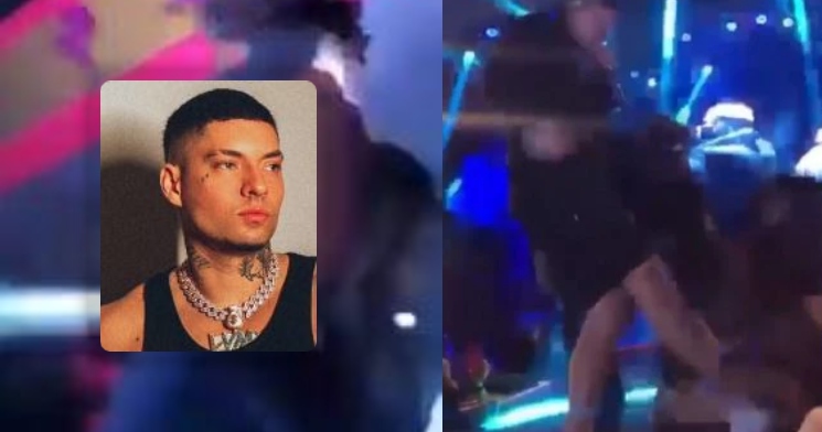 Após derrubar homem de palco, rapper Filipe Ret dá bicuda em fã; veja vídeo