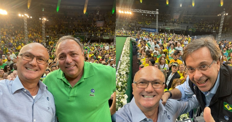 Ao lado de ex-ministros, Coronel Menezes representa AM em convenção de Jair Bolsonaro