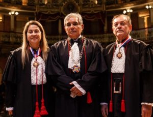 Flávio Pascarelli, Graça Figueiredo e Anselmo Chíxaro tomam posse como novos dirigentes do TJAM