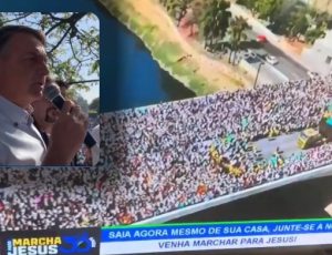 'Que o nosso posso não experimente as dores do socialismo', diz presidente Bolsonaro durante Marcha para Jesus em SP; veja vídeo