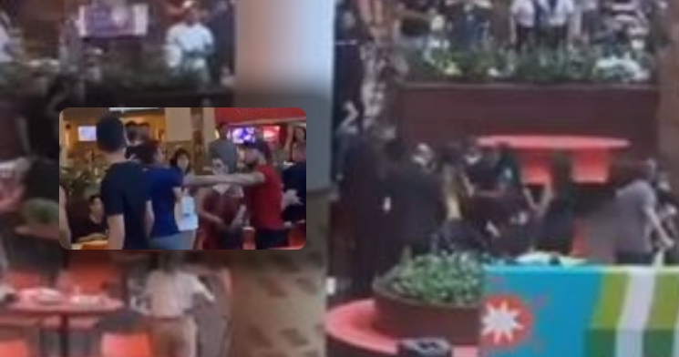 Praça de alimentação no Manauara Shopping vira cenário de pancadaria após jovem encontrar celular roubado; veja vídeo