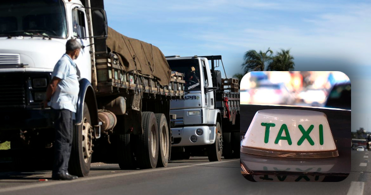Auxílio para taxistas e caminhoneiros começa a ser pago em agosto; conheça regras
