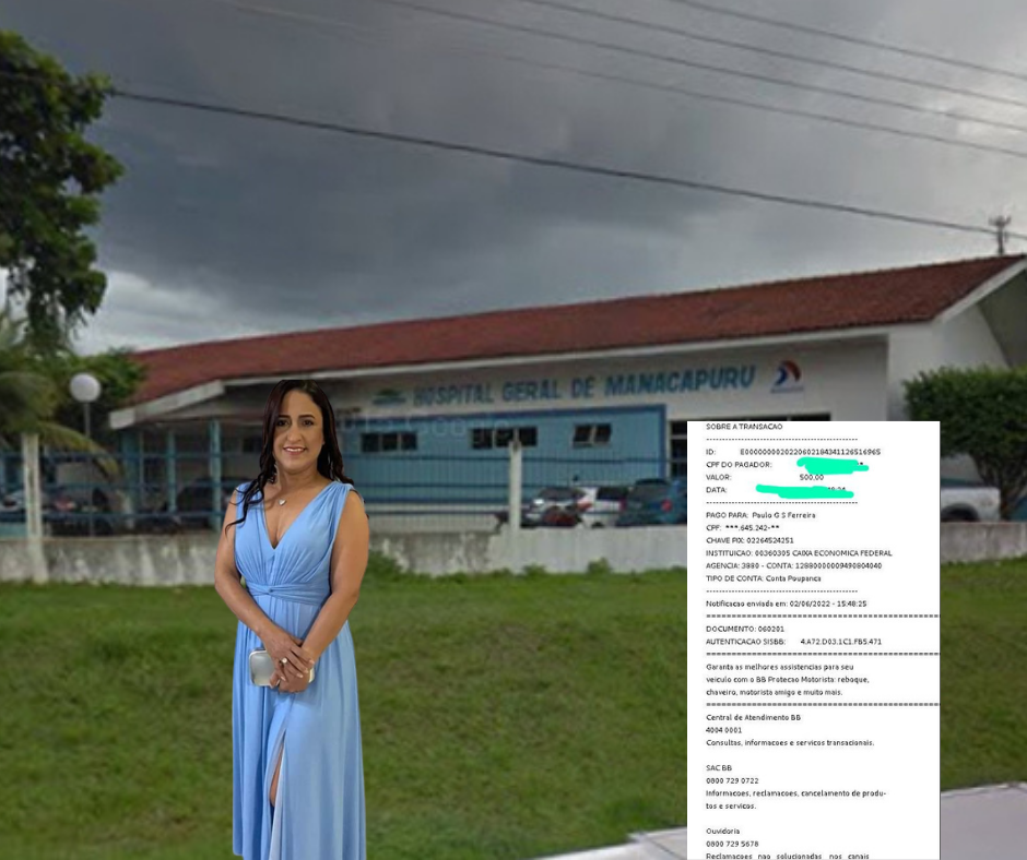 Urgente: diretora do Hospital Geral de Manacapuru, é acusada de extorquir alunos de medicina; veja o PIX