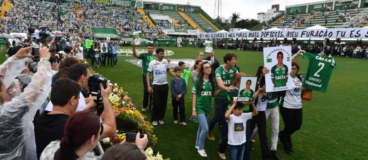 Familiares das vítimas do voo da Chapecoense irão receber mais de US$ 10 milhões