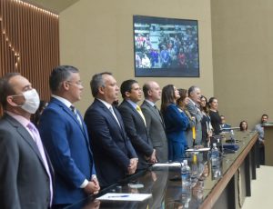 Conselheiro Josué Neto do TCE-AM participa de homenagem à ministra Cristiane Britto na Aleam