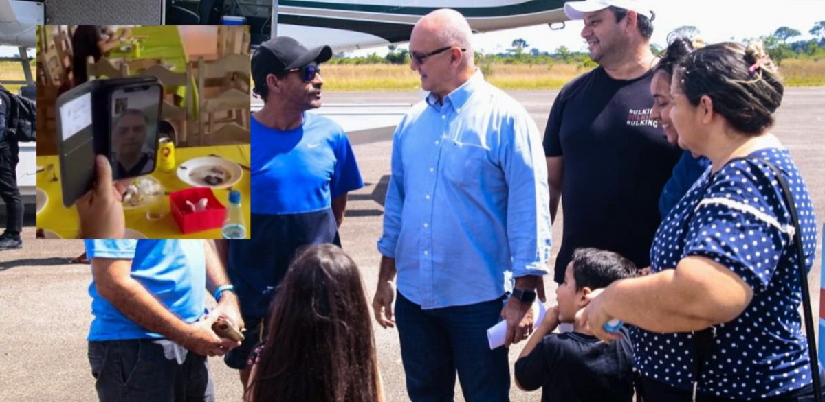 Bolsonaro fala com pecuaristas por vídeo chamada em Boca do Acre, após Menezes iniciar viagem pelo Purus