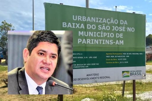 Com obras inacabadas, prefeito de Parintins irá gastar mais R$ 700 mil em ”urbanização” no município