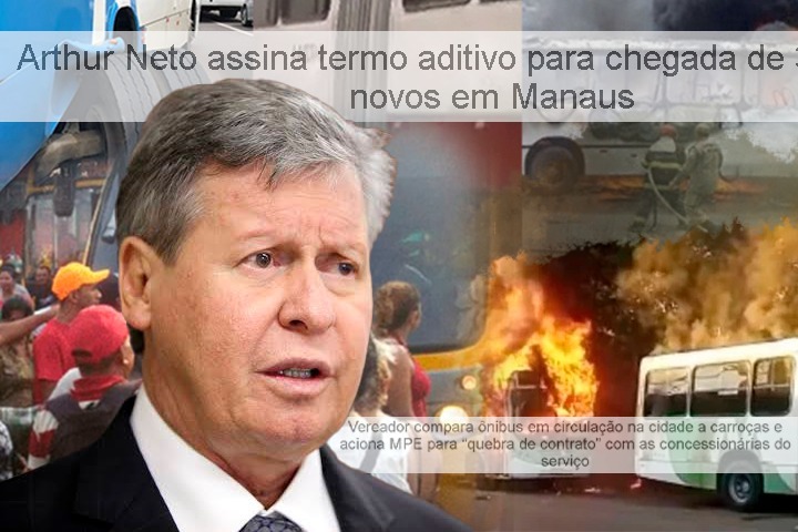 Pix não caiu? Portal que passa pano para Arthur Neto admite que ônibus da gestão do ex-prefeito eram uma porcaria