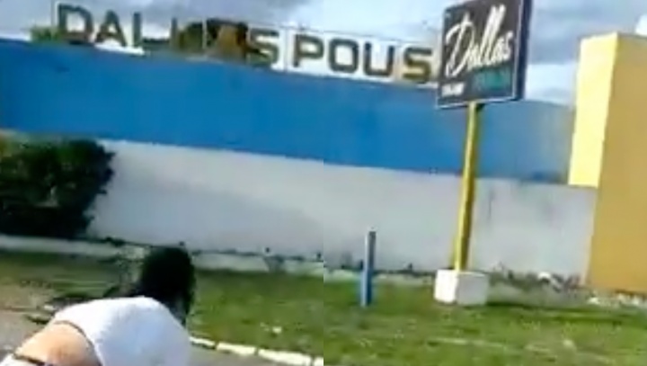 Mulher fica horas no sol quente esperando marido sair do motel com a amante; veja vídeo