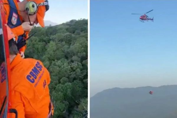 Piloto despenca de parapente durante voo e fica entre a vida e a morte; veja vídeo