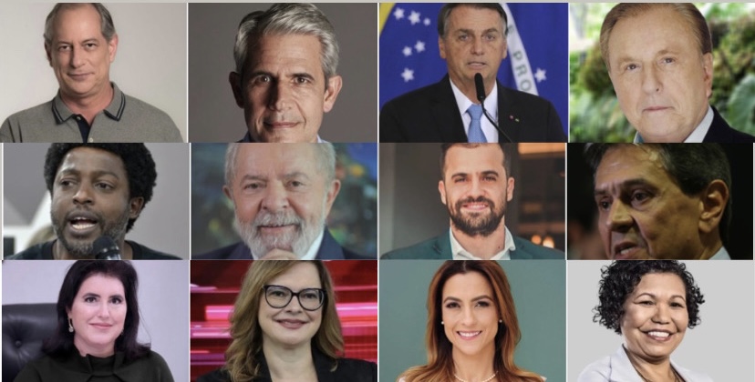 Confira a agenda dos candidatos à Presidência do Brasil desta terça-feira (23)