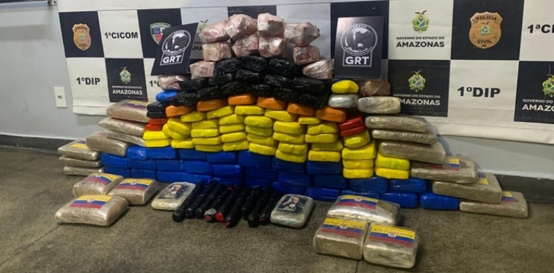 Polícia apreende mais de 100 Kg de drogas e causa prejuízo de R$ 3 milhões ao tráfico de drogas