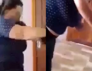 Esposa furiosa raspa cabelo da amante do marido na faca; veja vídeo